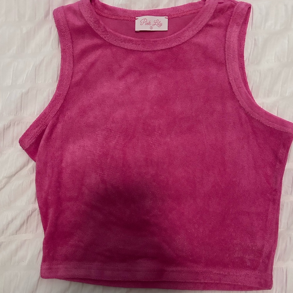 Pink Lily Tank Top